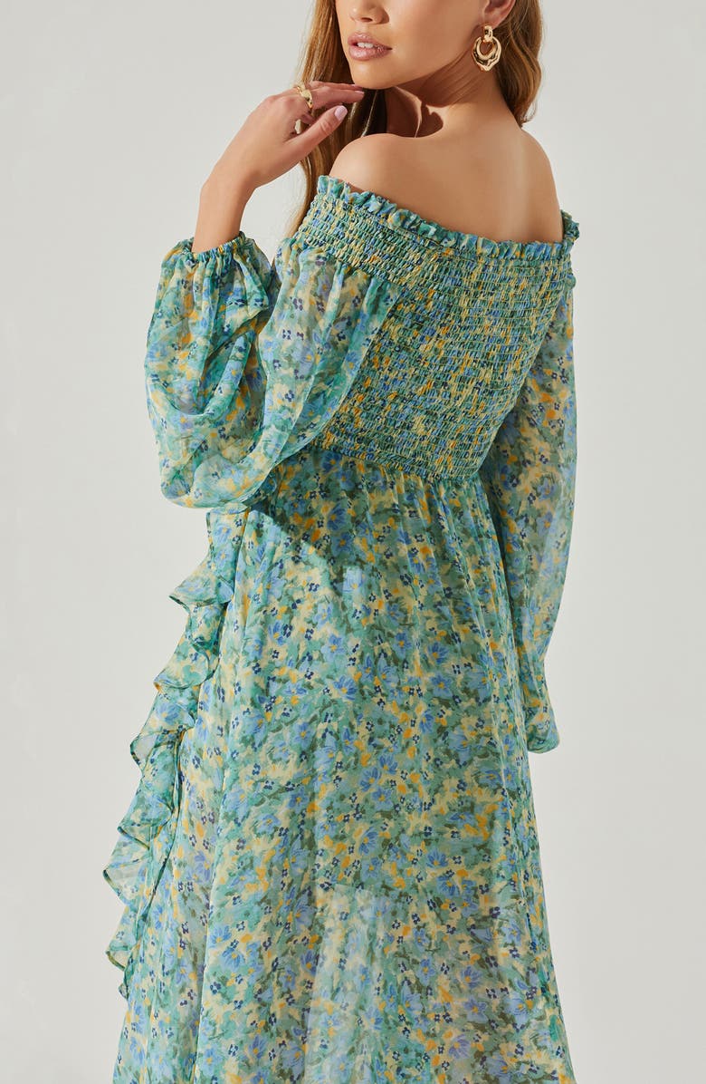 ASTR the Label Katlynne Off-the-Shoulder Dress, Alternate, color, 