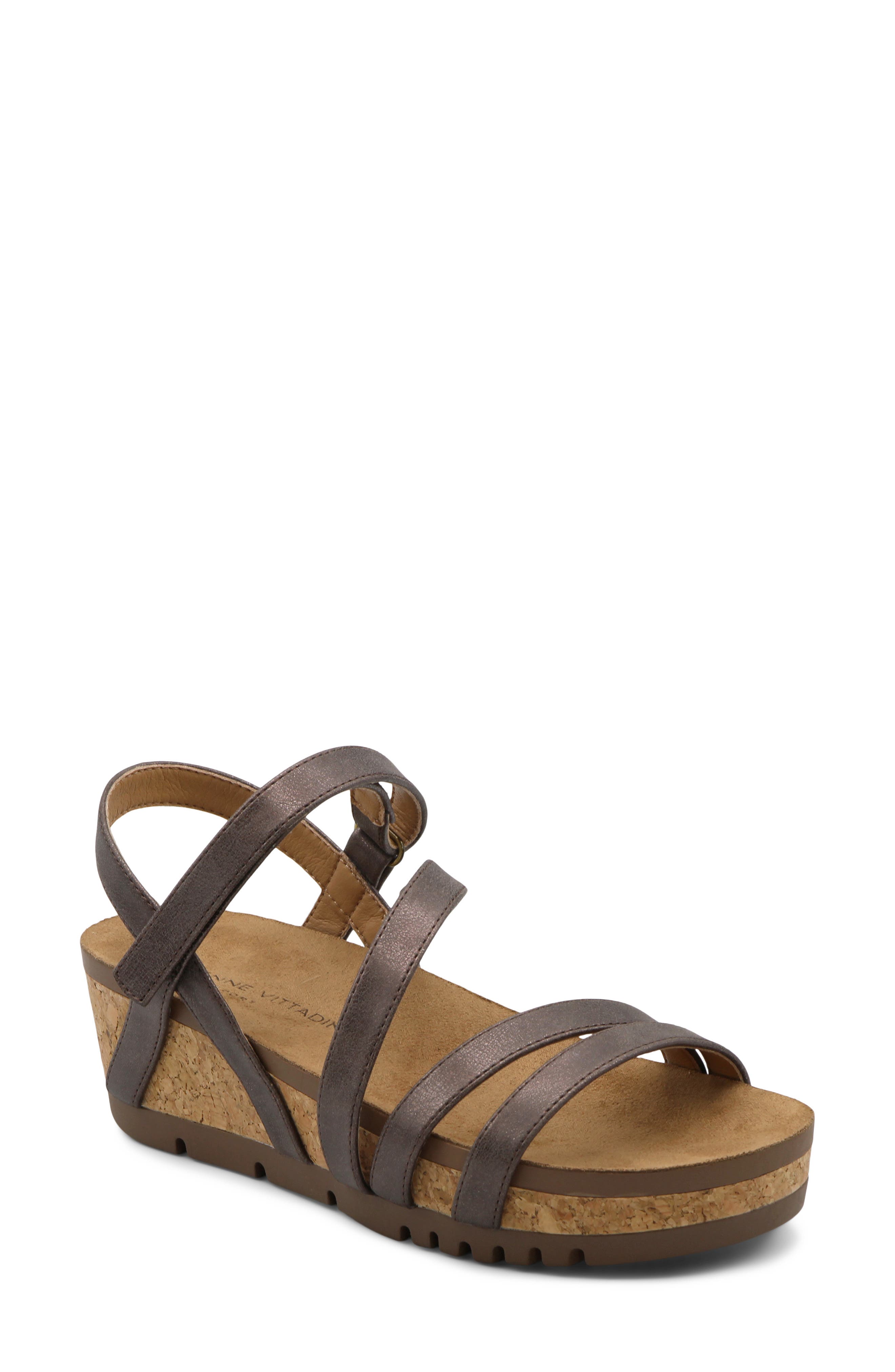 Adrienne Vittadini Jingle Platform Wedge Sandal