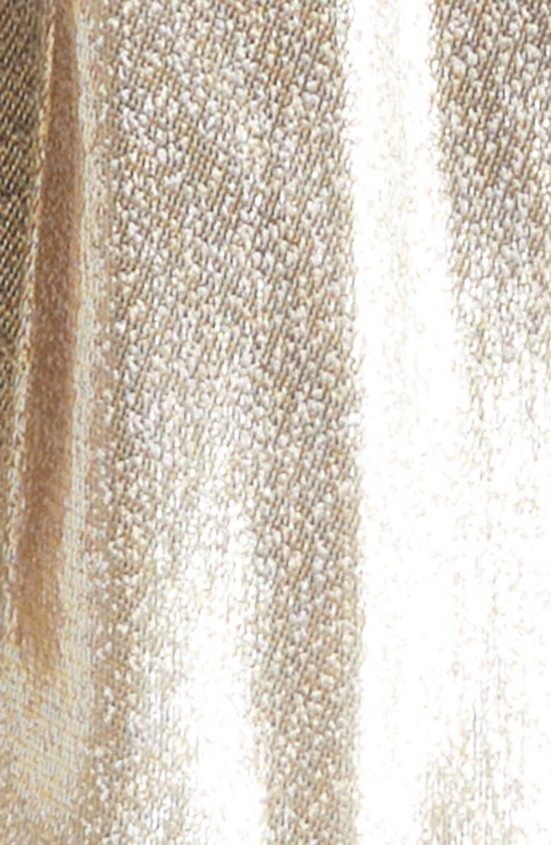 Ramy Brook Alexi Metallic Minidress, Alternate, color, Gold