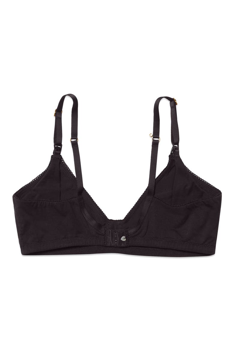 The Everyday Nursing Maternity Wireless Bra, Alternate, color, BLACK