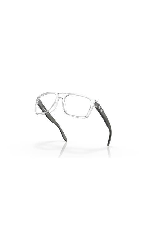 Oakley 56mm Square Optical Glasses In Transparent