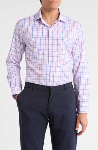Nautica Windowpane Stretch Button-Up Shirt