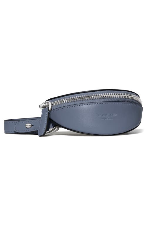 Kate Spade New York Hug Pebble Leather Crossbody Bag In Gray