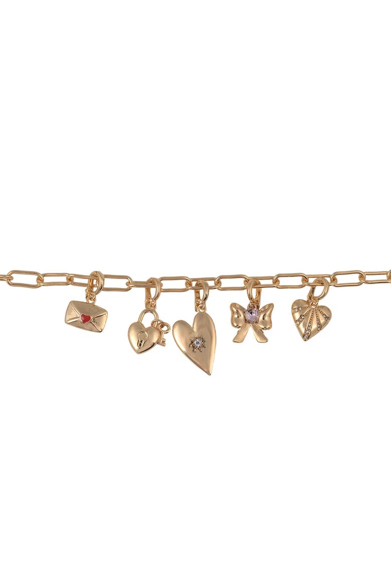 Gardening Charm Necklace, Alternate, color, Gold - Heart