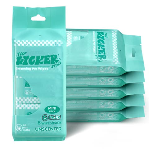 Hypoallergenic Mini Dog Body Wipes with Aloe, Chamomile & Shea Butter