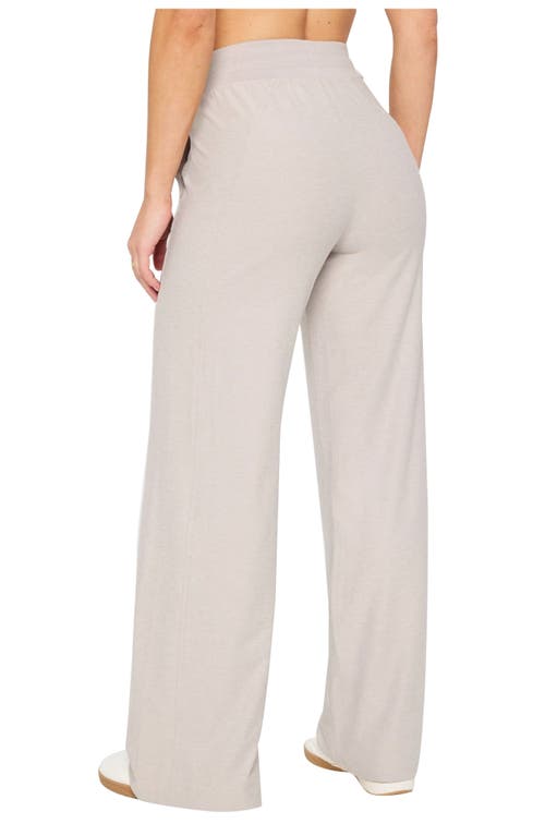 Fabletics Cloud Jersey Wide Leg Pant In Gray