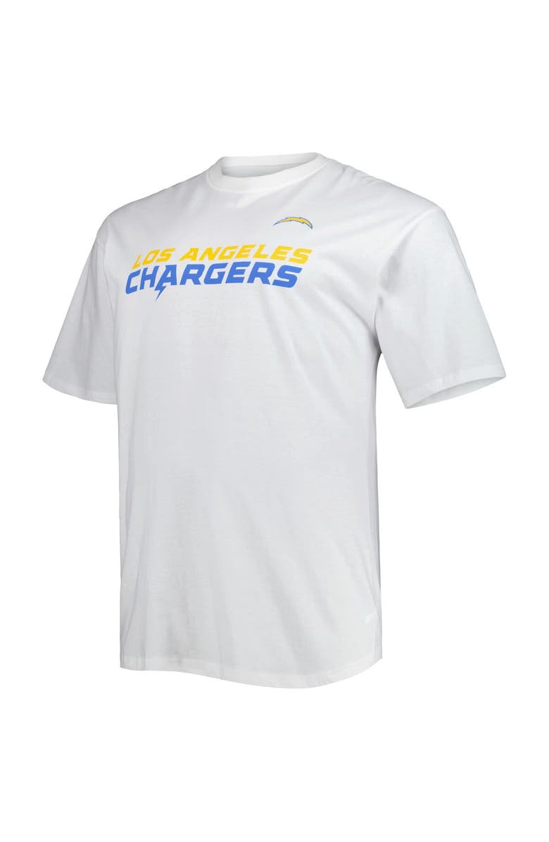 FANATICS Men's Fanatics Branded White Los Angeles Chargers Big & Tall Hometown Collection Hot Shot T-Shirt, Alternate, color, 