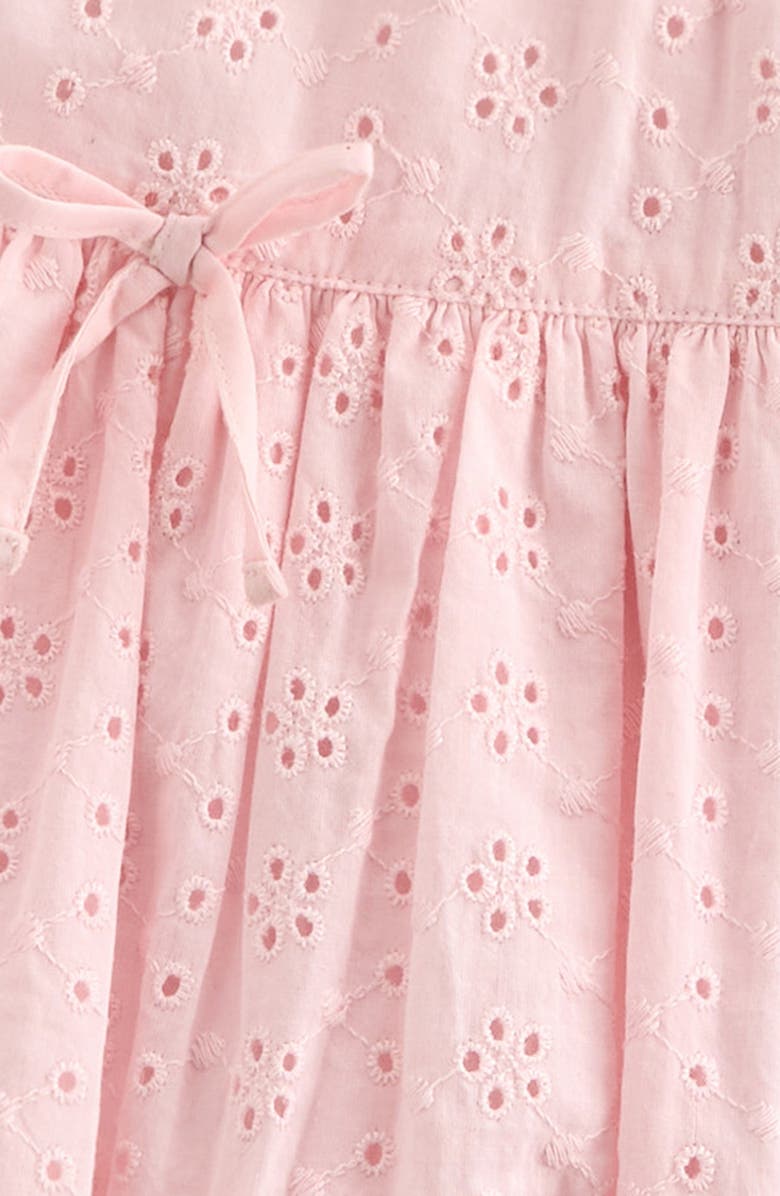 Nordstrom Kids' Bow Cotton Broderie Anglaise Bubble Skirt, Alternate, color, Pink Amour