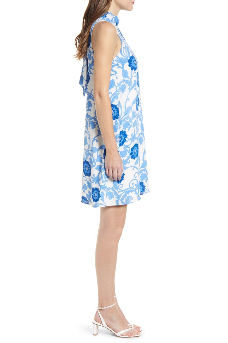 x Hi Sugarplum! Cavallo Ruffle Neck Date Dress, Alternate, color, LUCCA