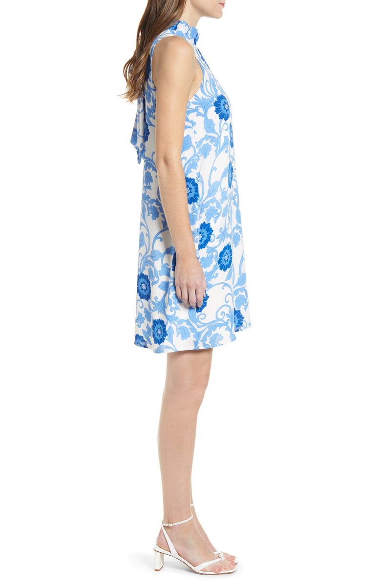 GIBSONLOOK x Hi Sugarplum! Cavallo Ruffle Neck Date Dress, Alternate, color,