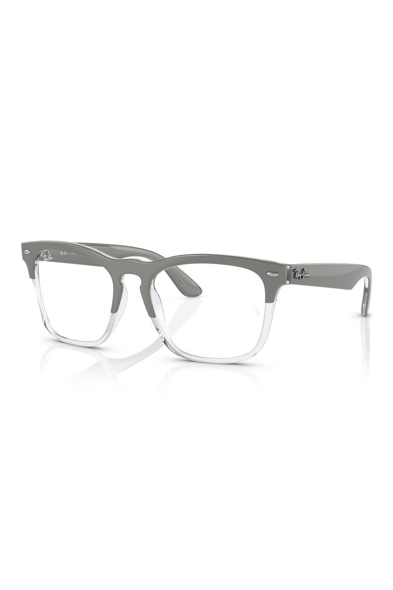 Steve 54mm Square Optical Frames, Alternate, color, GREY