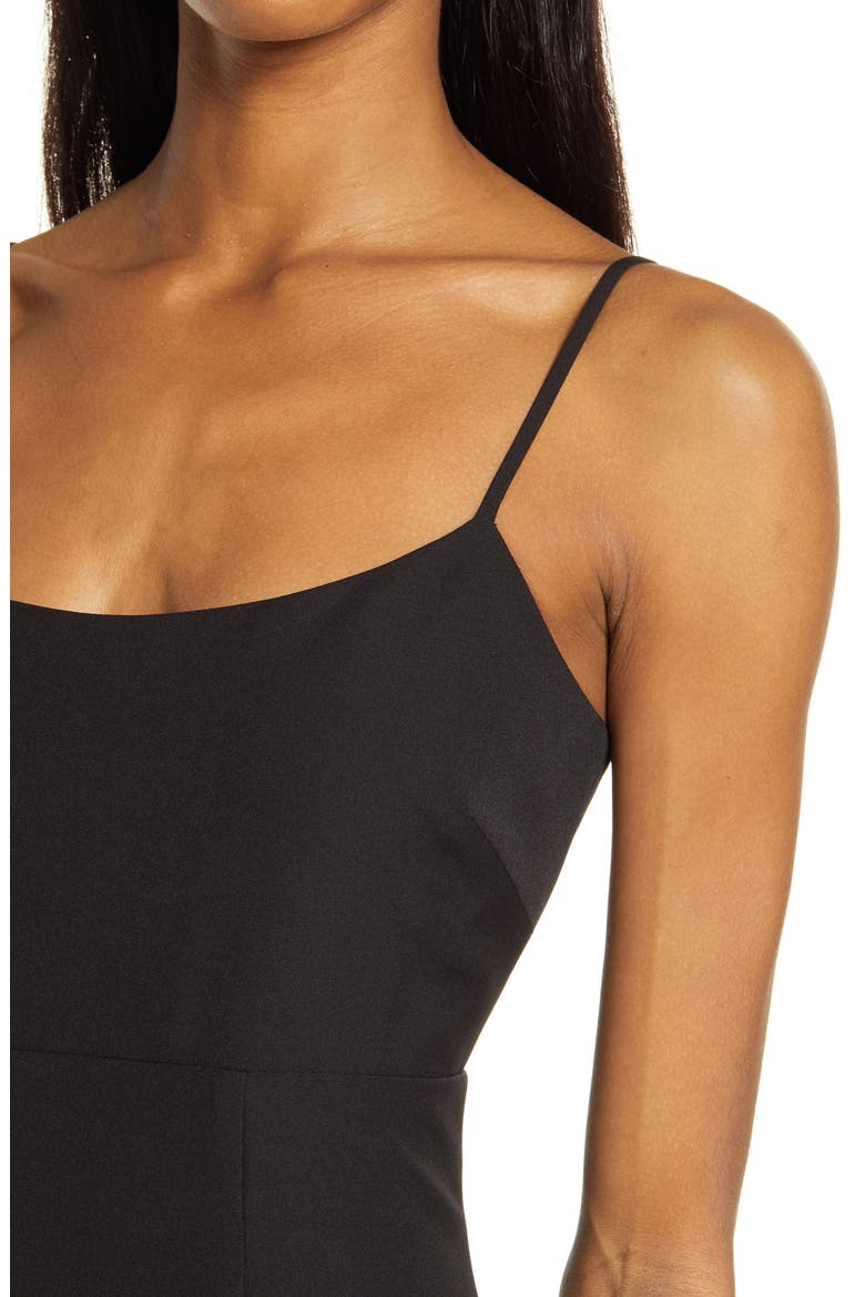 The Genevieve Camisole Gown, Alternate, color, BLACK