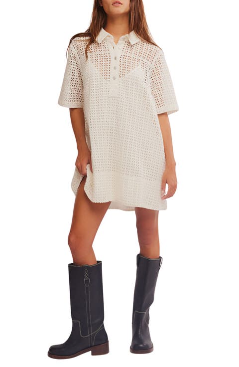 Remino Eyelet Minidress