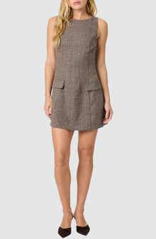 Lush Glen Plaid Sleeveless Minidress