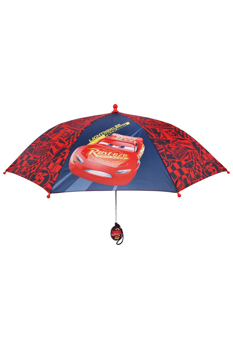 Pixar Cars Lightning McQueen Kids Umbrella, Main, color, MULTI
