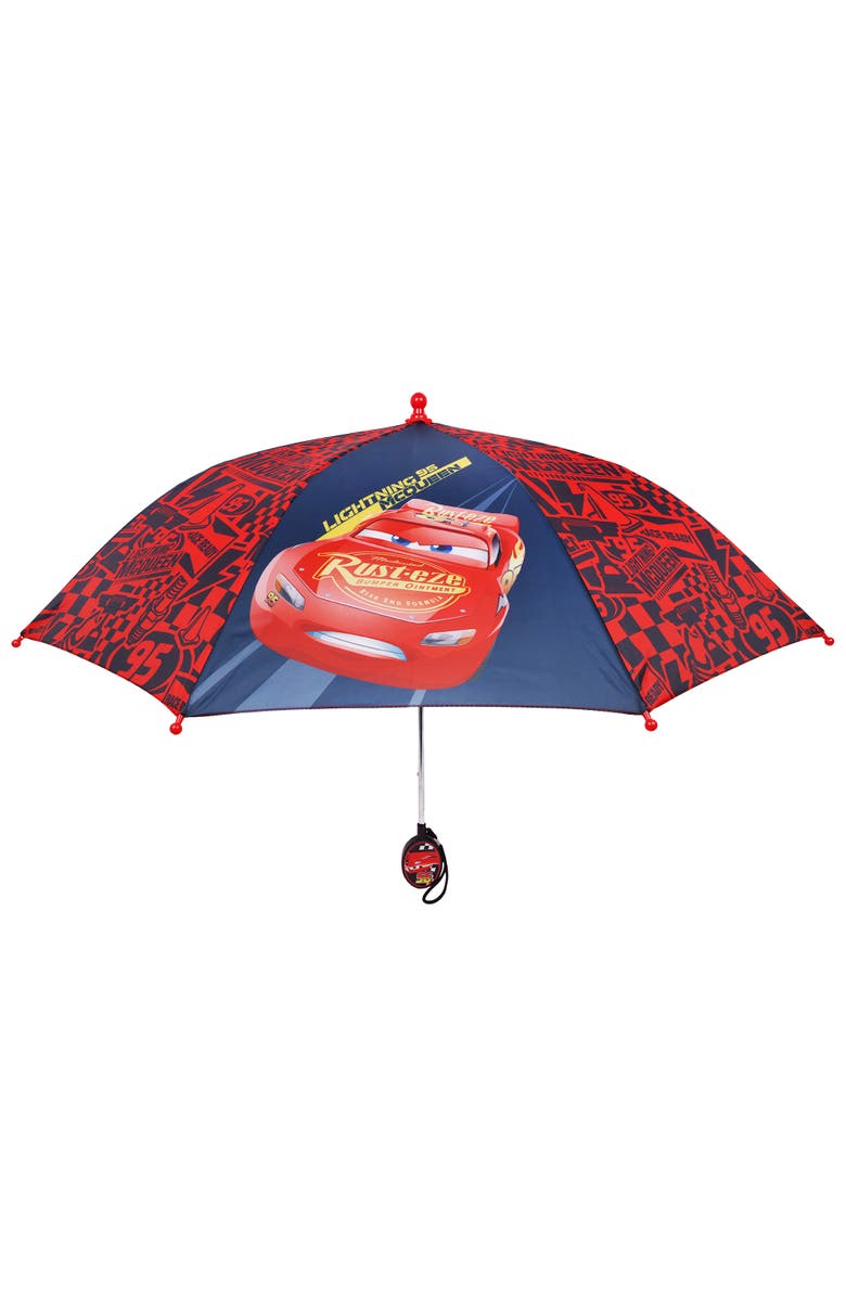 Disney Pixar Cars Lightning McQueen Kids Umbrella, Main, color, Multi