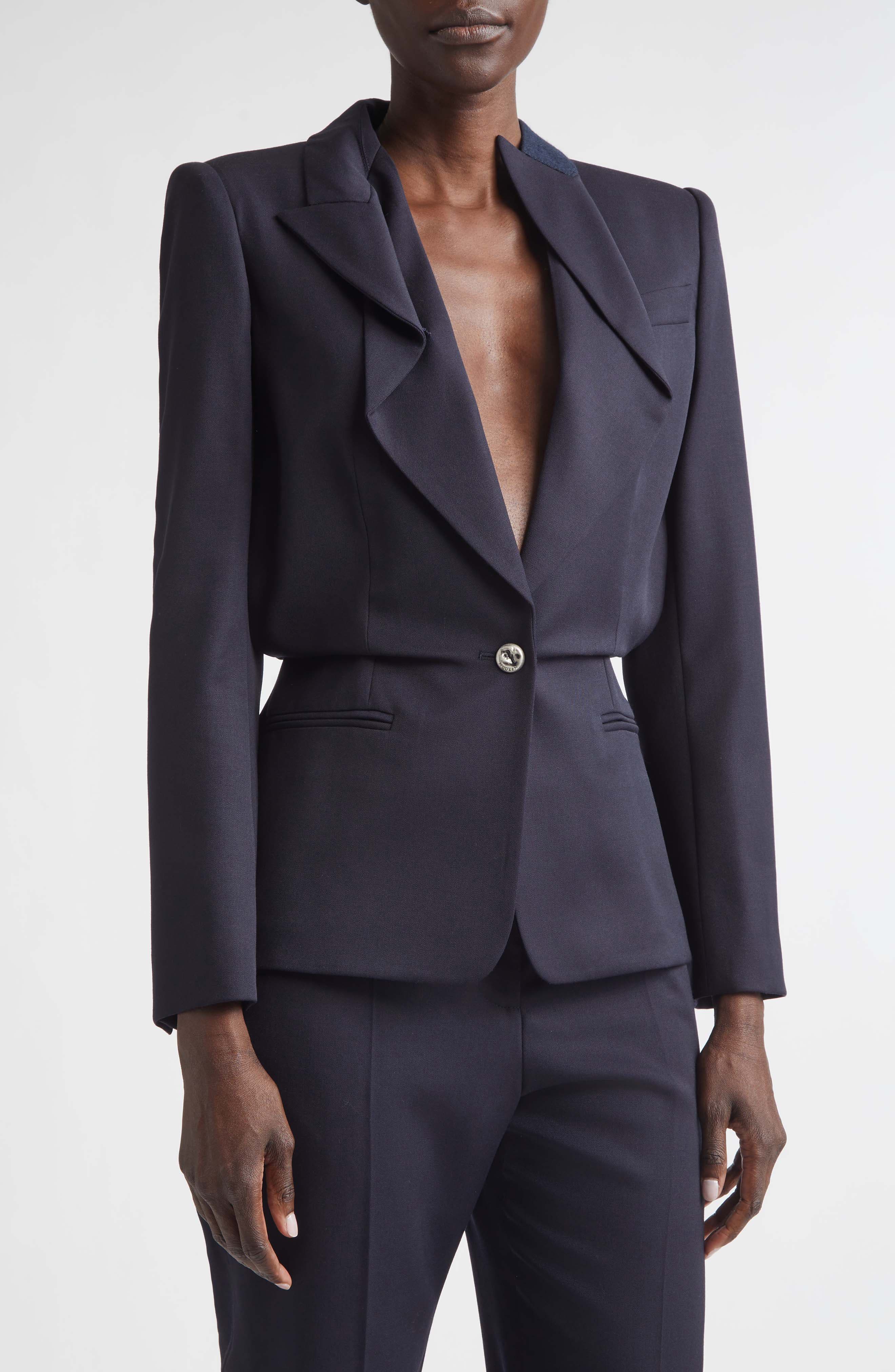 Cotton Folded Lapel Jacket