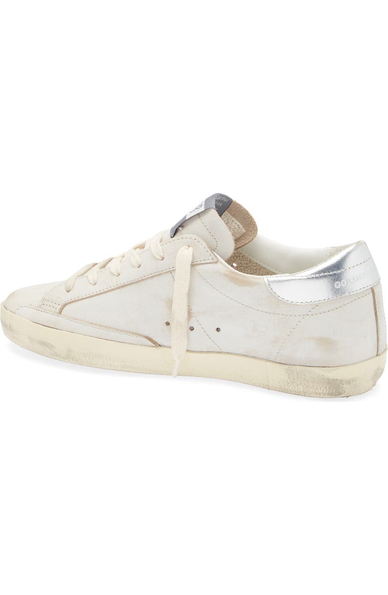 Golden Goose Super-Star Low Top Sneaker, Alternate, color, White/ Silver/ Pink