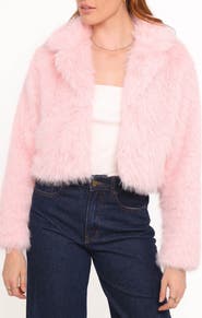 Petal & Pup Bobbi Faux Fur Jacket