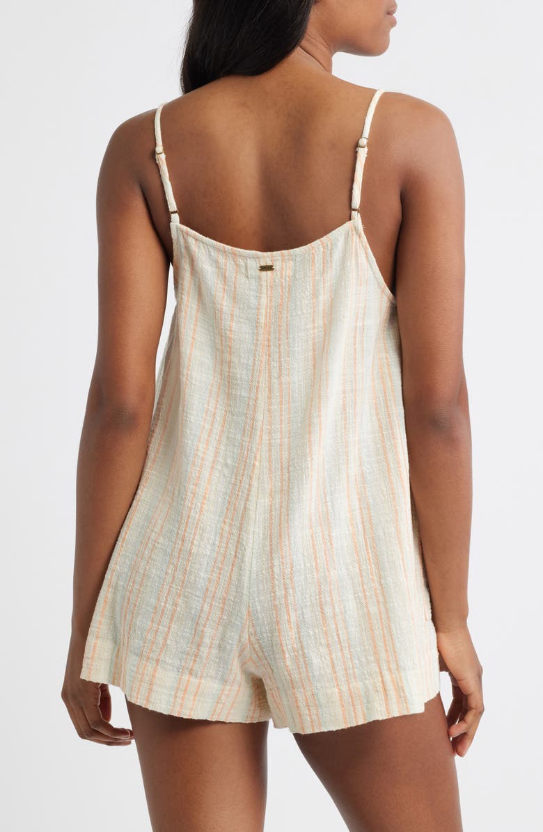Rip Curl Classic Surf Stripe Romper, Alternate, color, Ivory Multi