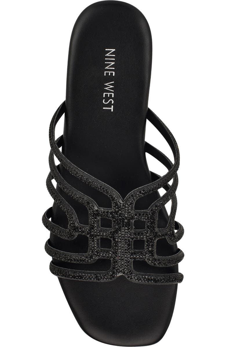 Nine West Timy Slide Sandal, Alternate, color, Black