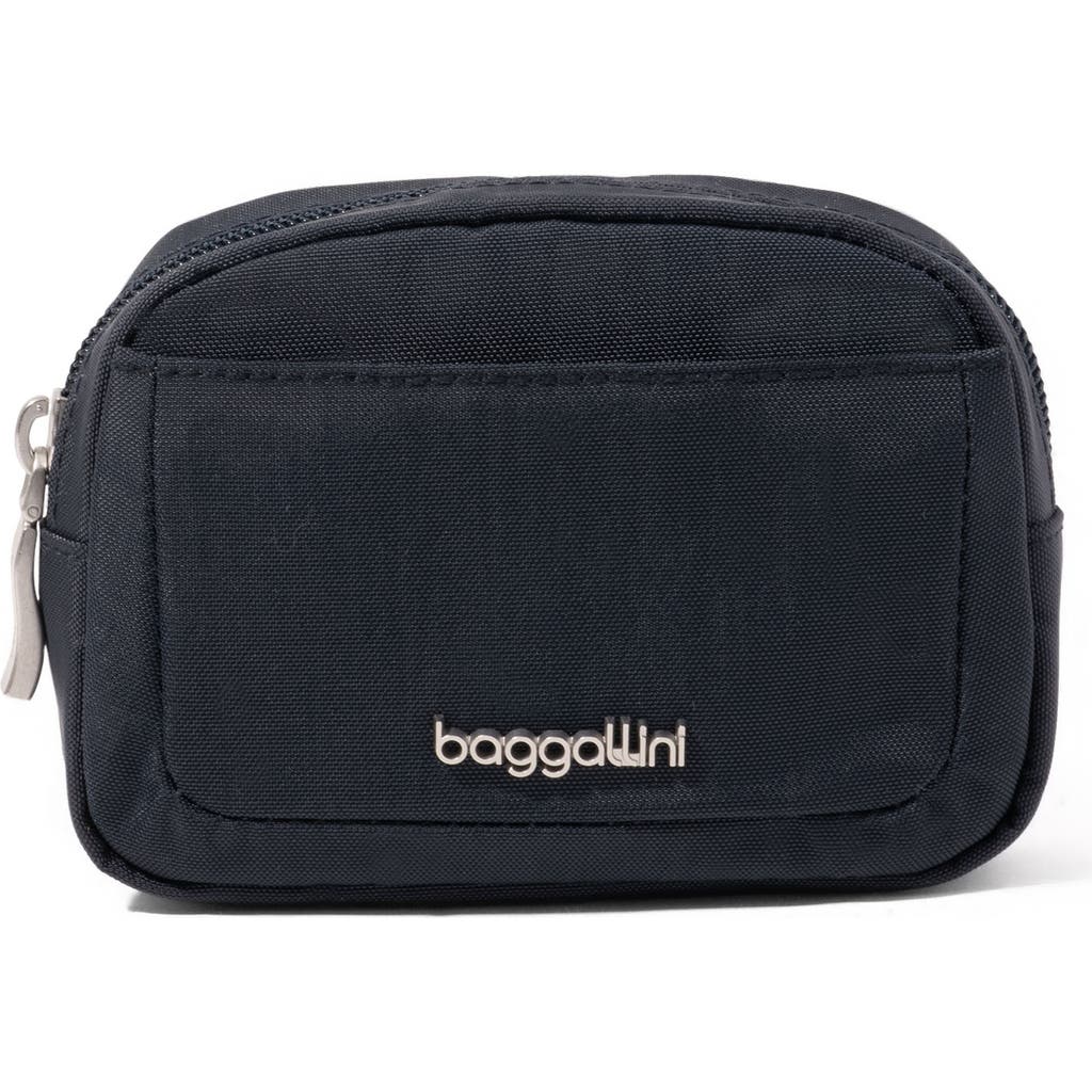 Baggallini Mini Pocket Cosmetic Bag In Blue
