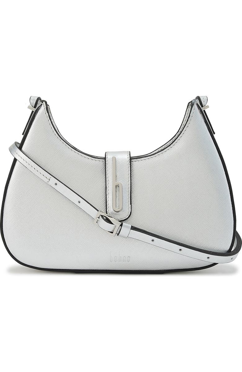 behno Mini Leena Metallic Leather Crossbody Bag, Main, color,