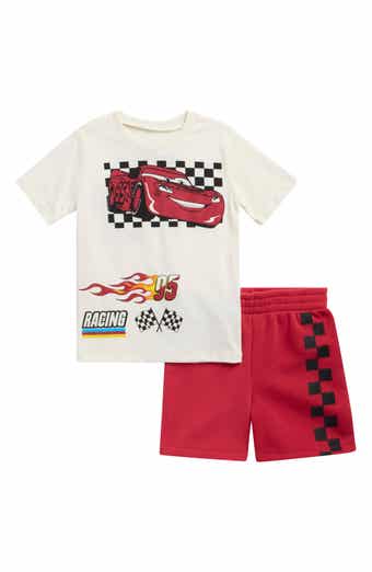 Happy Threads Kids' Disney® Pixar® Cars McQueen Graphic T-Shirt & Shorts Set