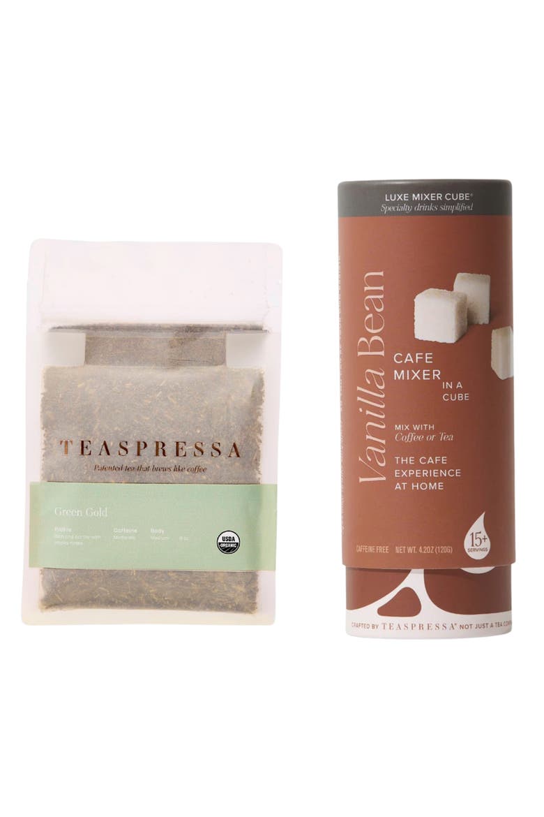 Vanilla Bean Green Tea Latte Set, Main, color, MULTI