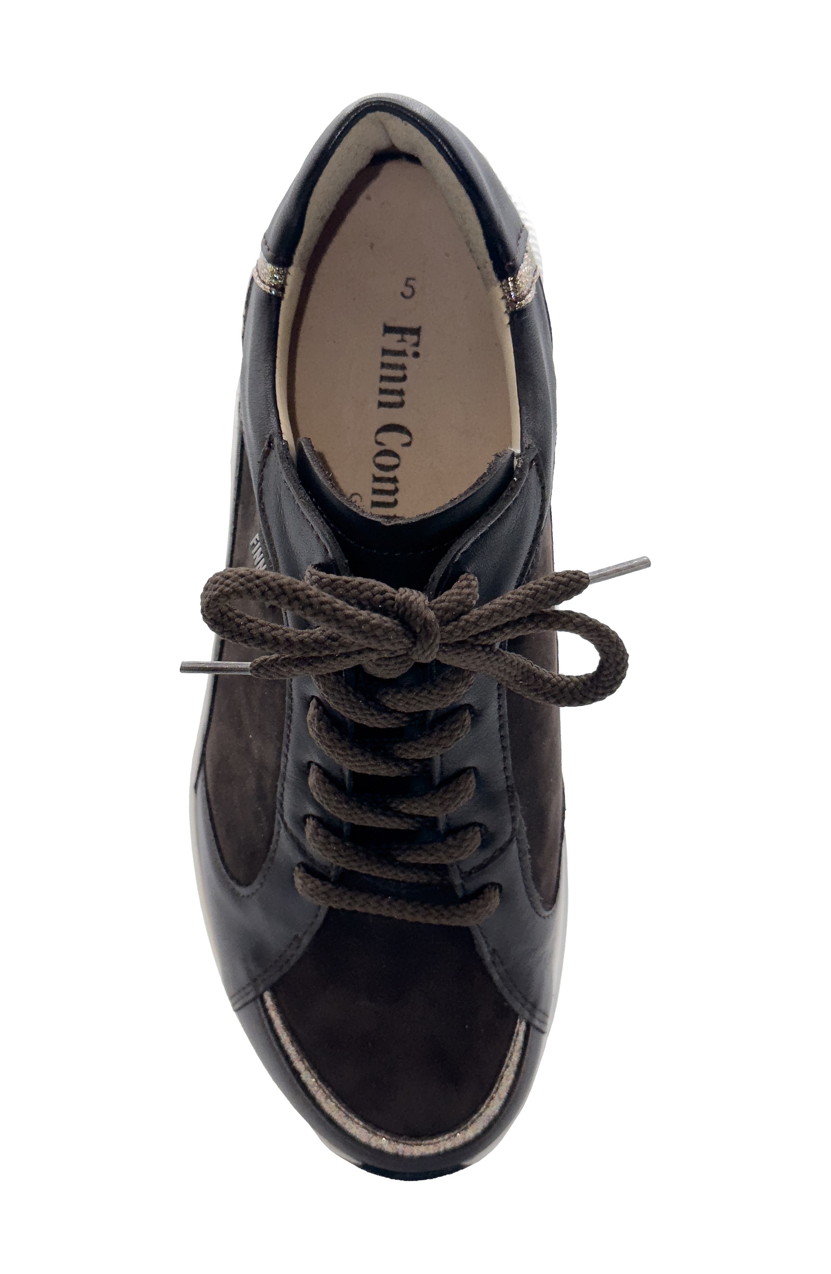 Piccadilly Sneaker, Alternate, color, BROWN / GOLD
