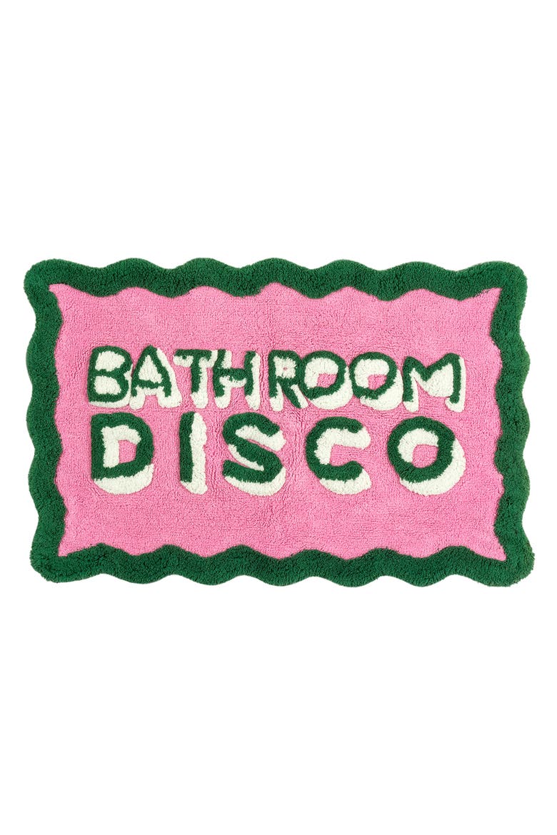 Punjab 100% Cotton Bath Mat 24X35 In, Main, color, Pink