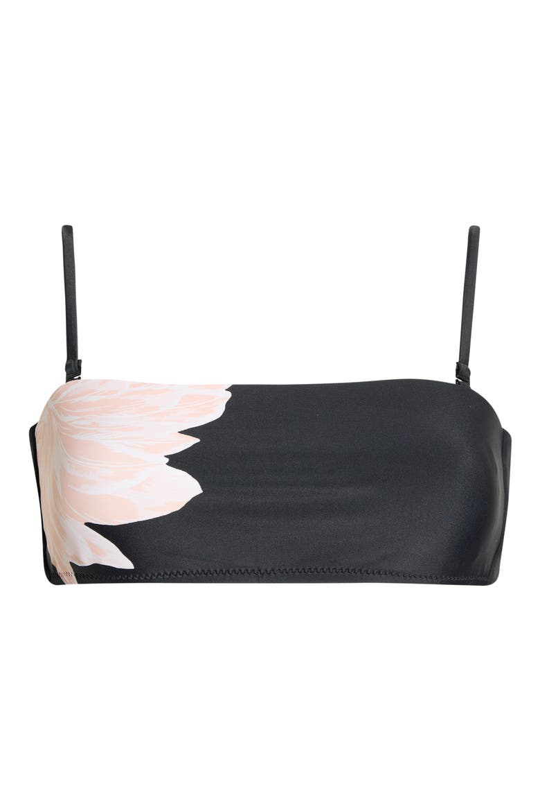 Bandeau Bikini Top, Alternate, color, BLACK