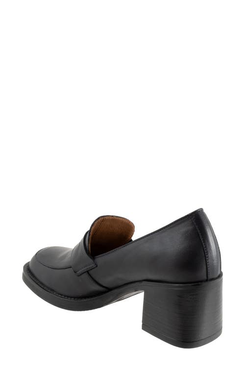 Bueno Ruth Penny Loafer Pump In Blue