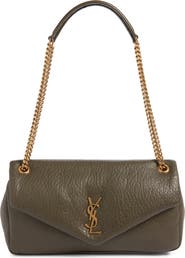 Saint Laurent Medium Calypso Leather Shoulder Bag