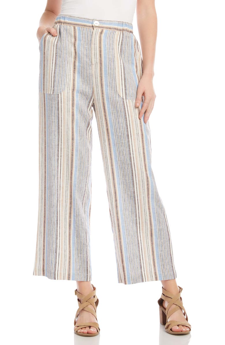Karen Kane Crop Wide Leg Pants, Main, color, 