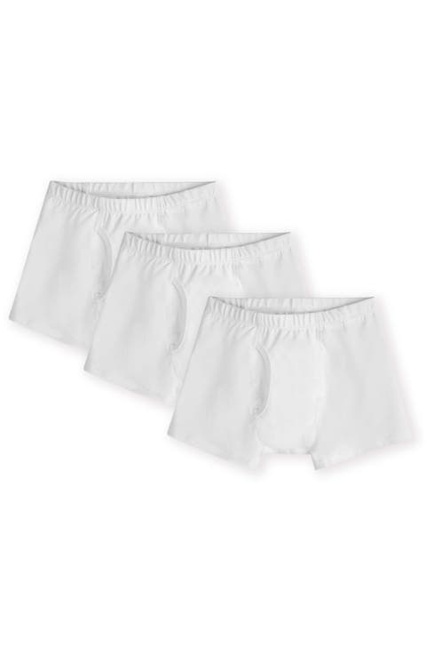 Organic Cotton Boys Boxer Brief Underwear 3-pk