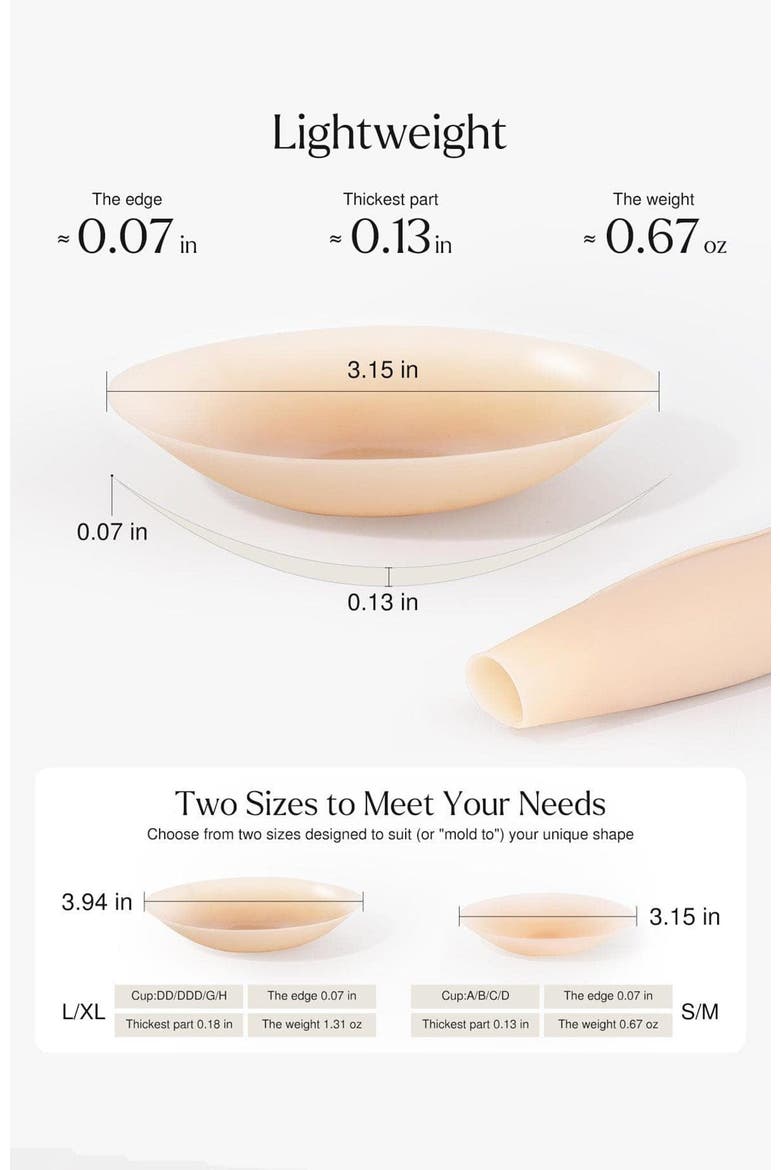 Silicone Nipple Covers, Alternate, color, Beige Overflow