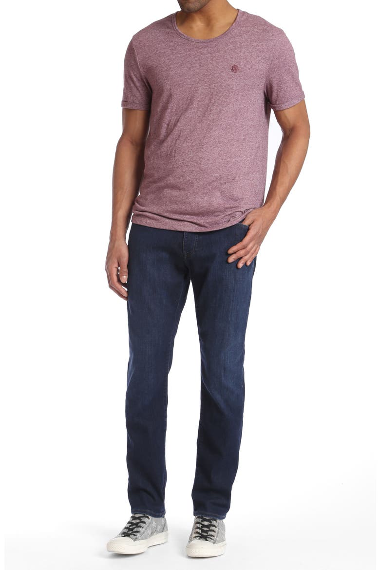 Matt Relaxed Straight Fit Jeans, Alternate, color, DEEP CLEAN COMFORT