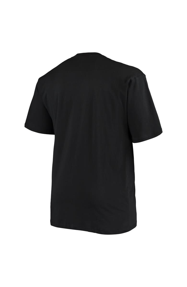 FANATICS Men's Fanatics Branded Black Chicago Bears Big & Tall Color Pop T-Shirt, Alternate, color,