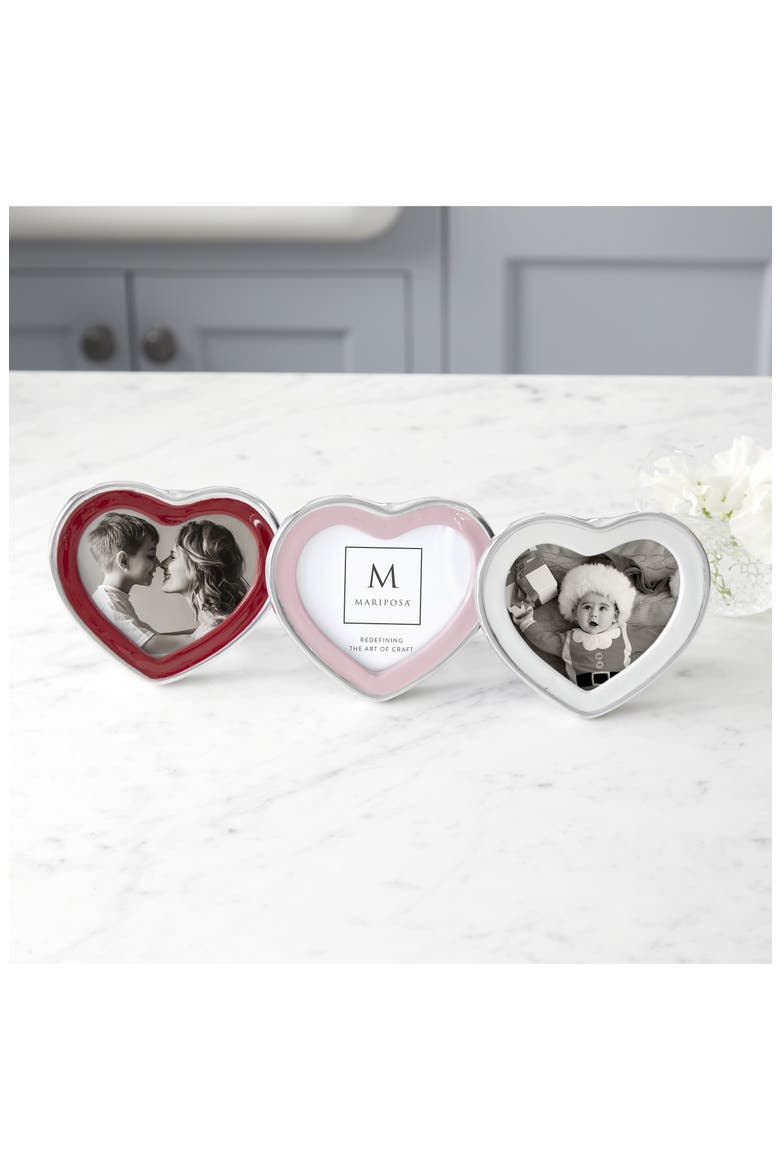 Signature Heart Picture Frame, Alternate, color, WHITE