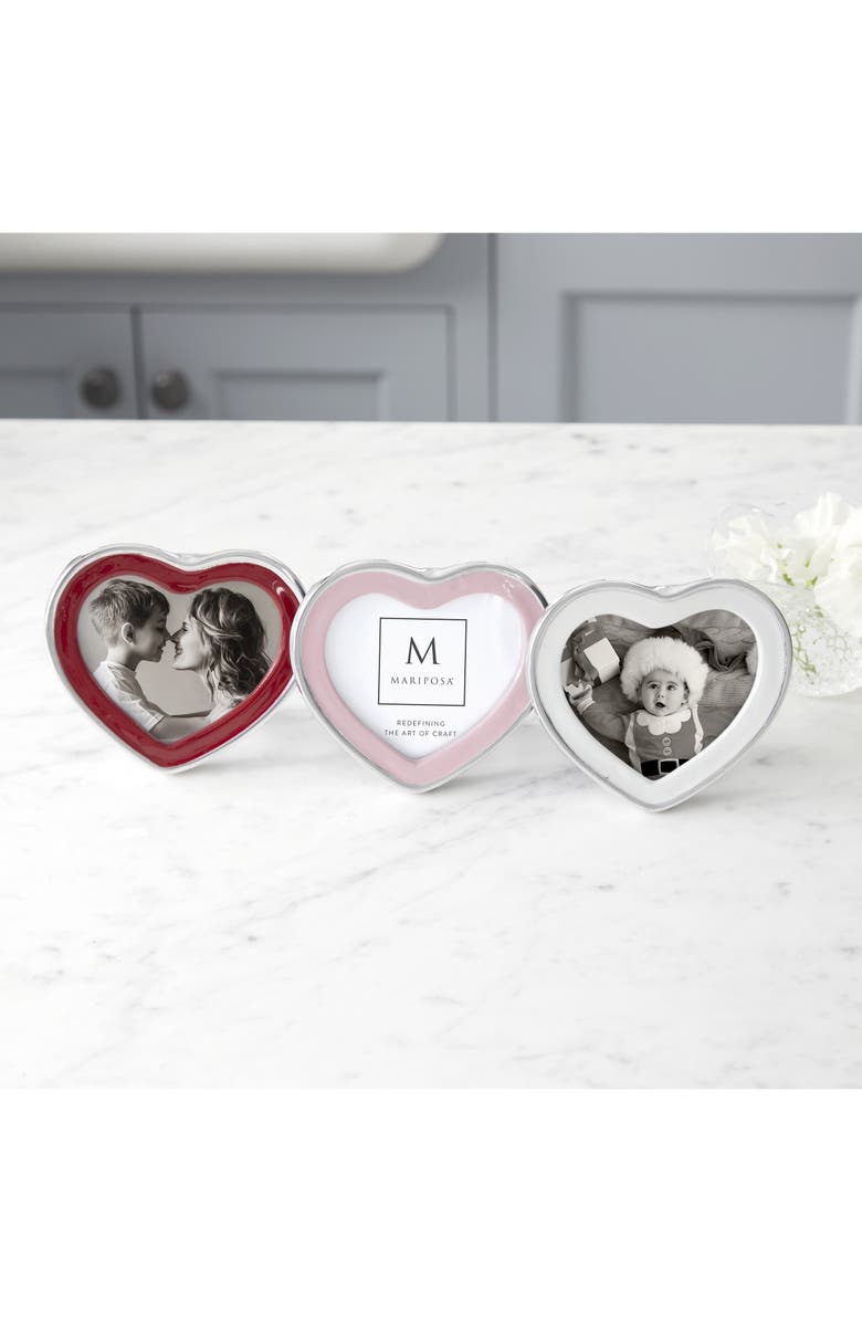 Mariposa Signature Heart Picture Frame, Alternate, color, White