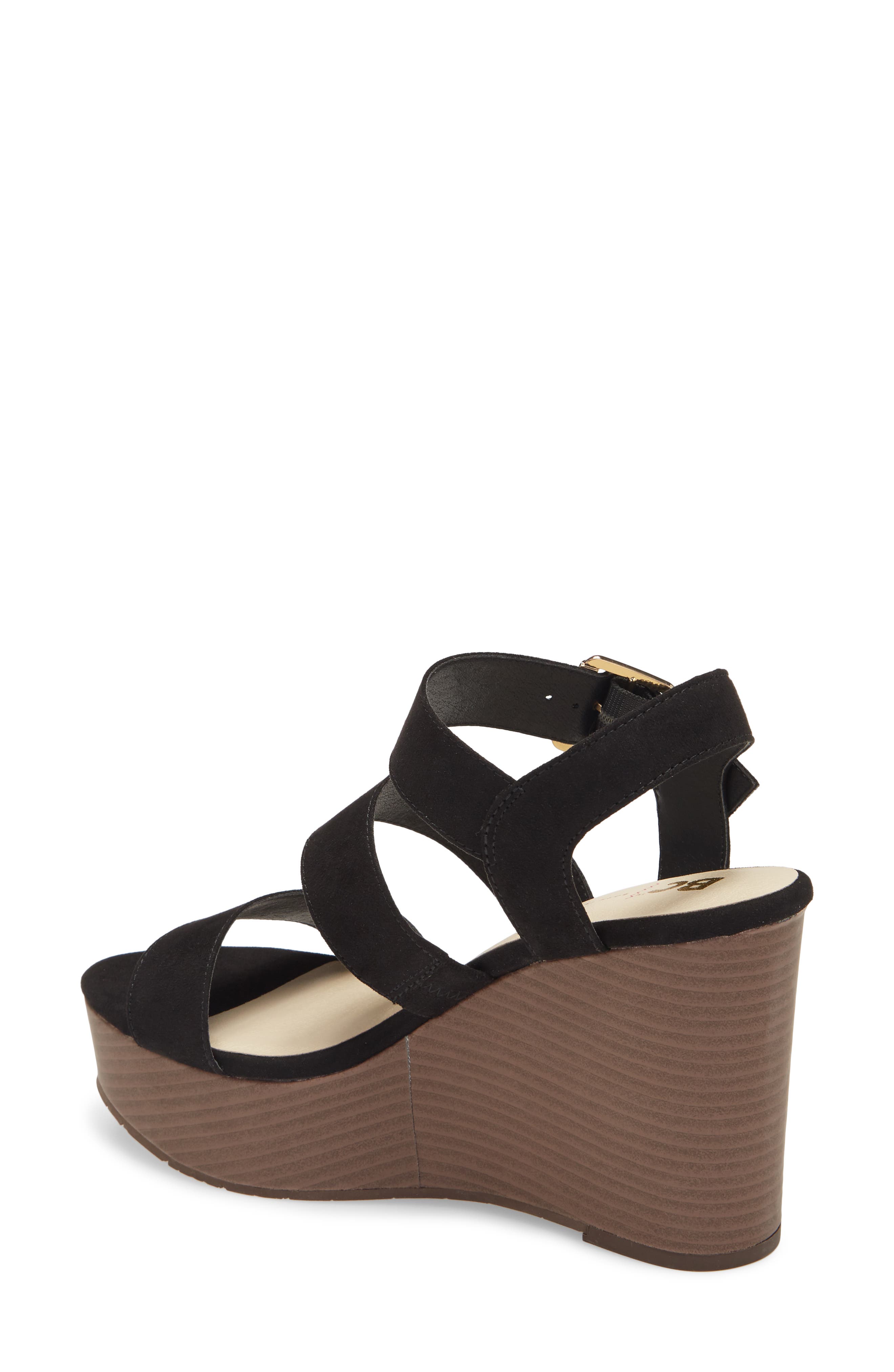 BC Footwear Individuality Vegan Platform Wedge Sandal, Alternate, color, 
