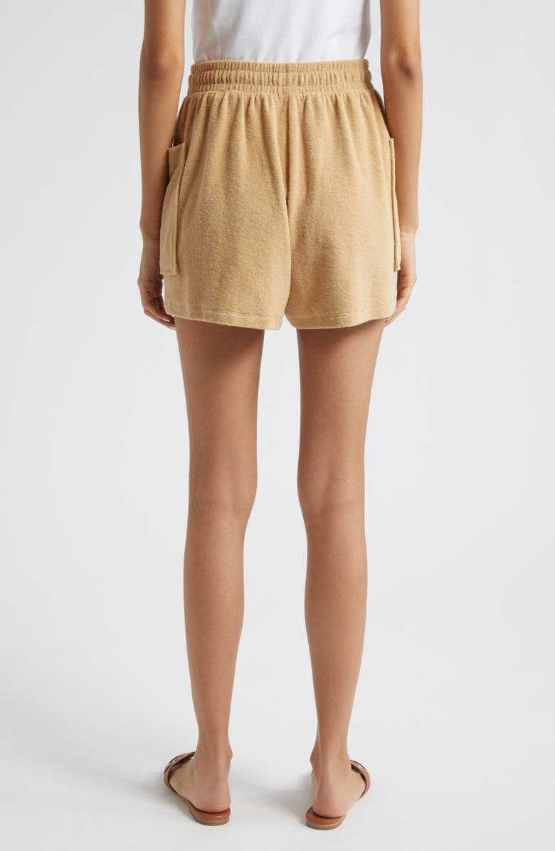 ATM Anthony Thomas Melillo Terry Cloth Drawstring Shorts, Alternate, color, 