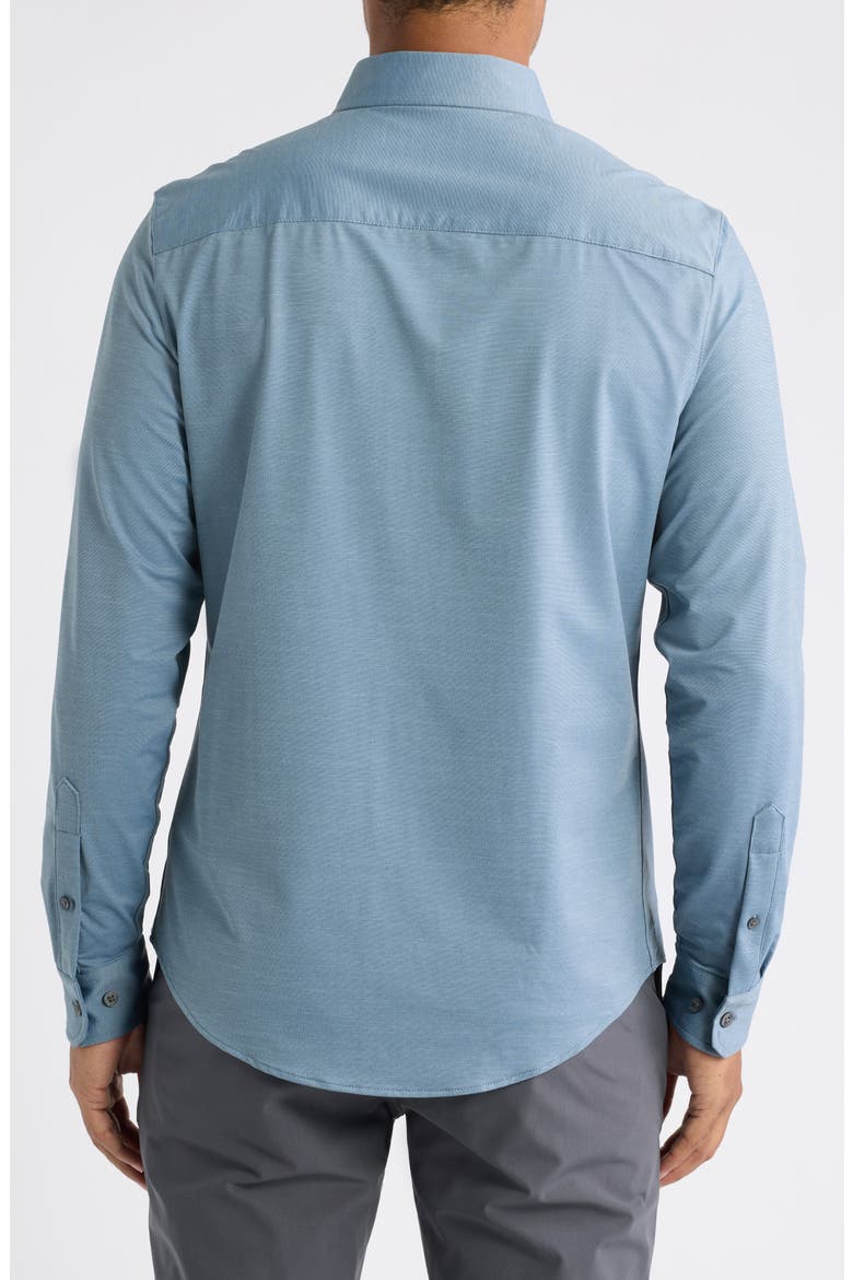 Commuter Slim Fit Button-Up Shirt, Alternate, color, SHADOW BLUE OXFORD