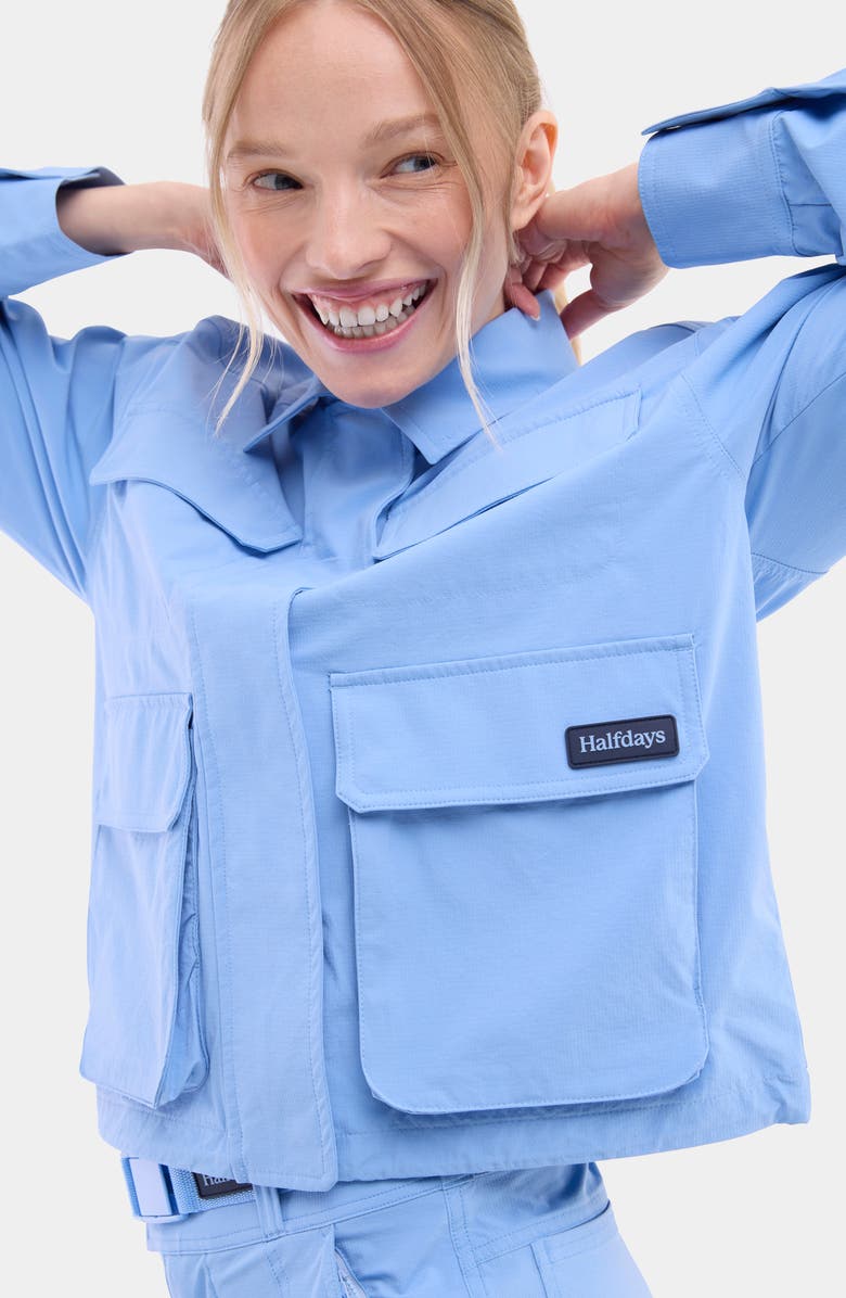 Halfdays Nan Field Jacket, Alternate, color, Forget Me Not