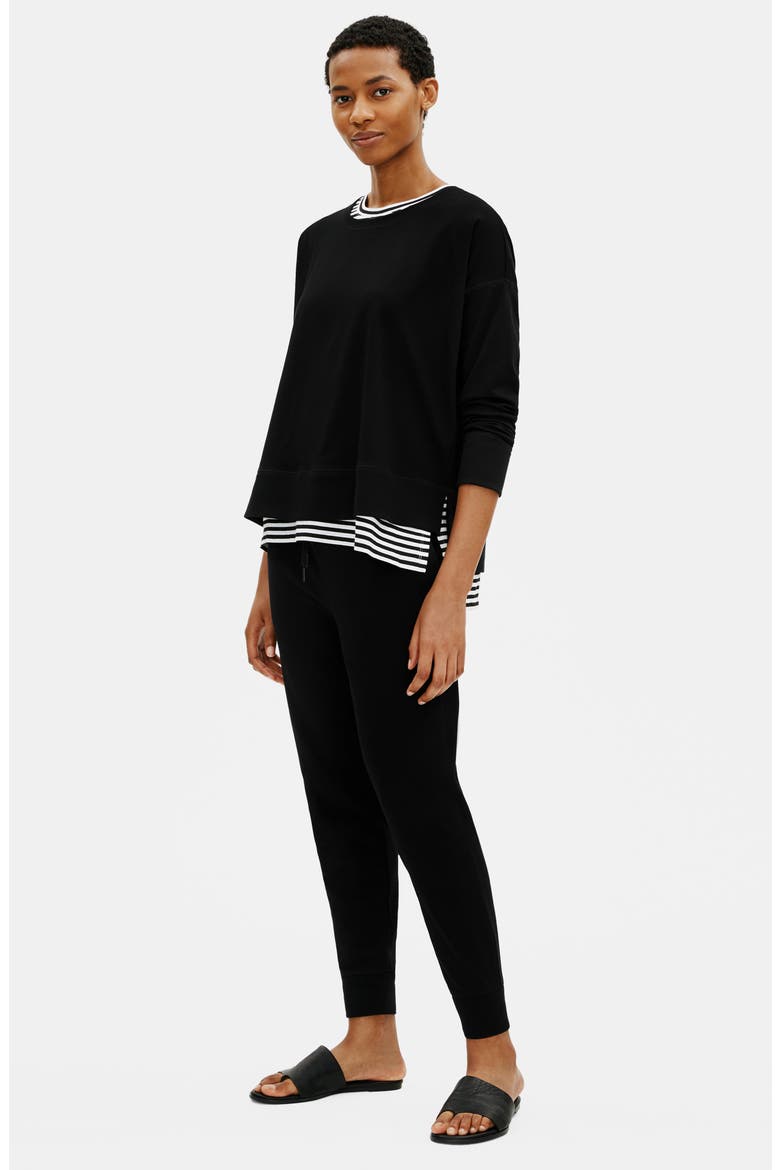 Slouchy Ankle Joggers, Alternate, color, BLACK