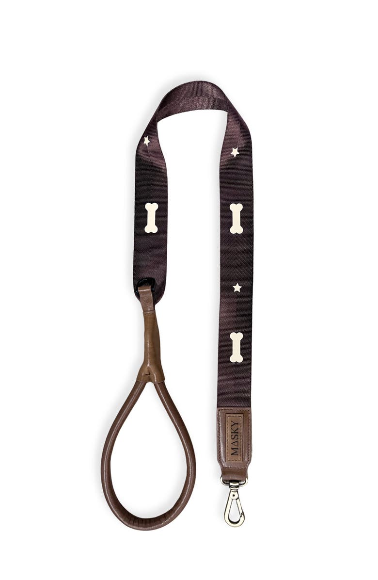 Masky Bone Leash, Main, color, Cooper