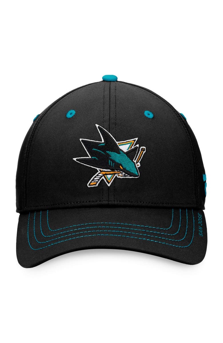 FANATICS Men's Fanatics Branded Black San Jose Sharks Authentic Pro Rink Flex Hat, Alternate, color, 