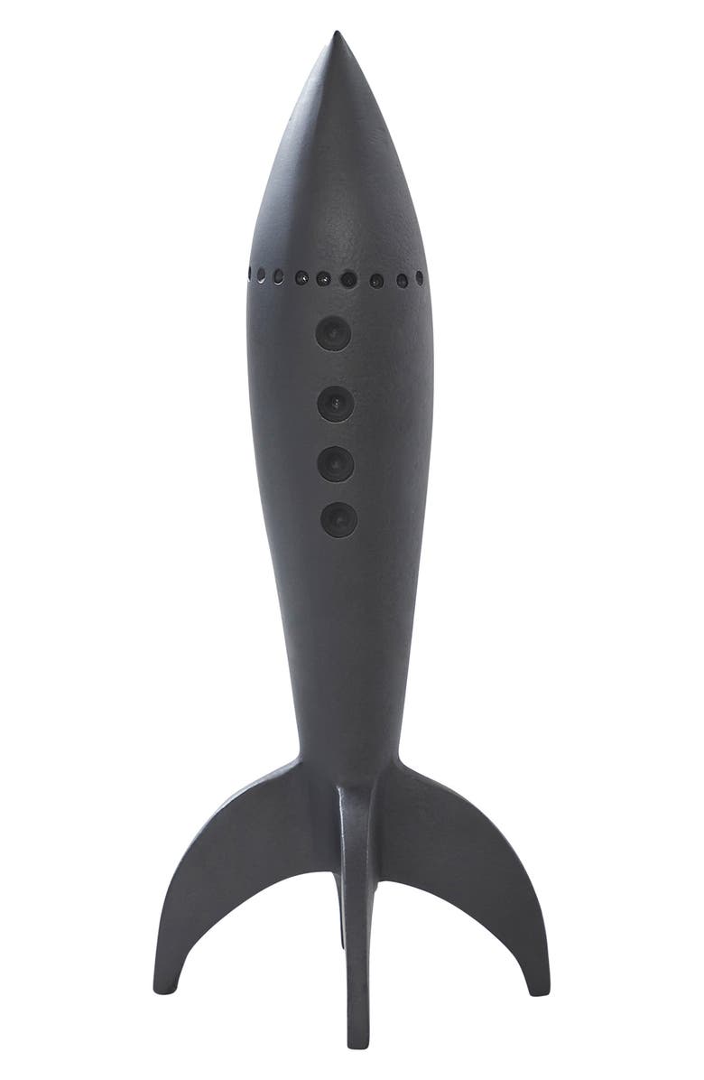 Renwil Brooks Rocket Statue, Main, color, Black