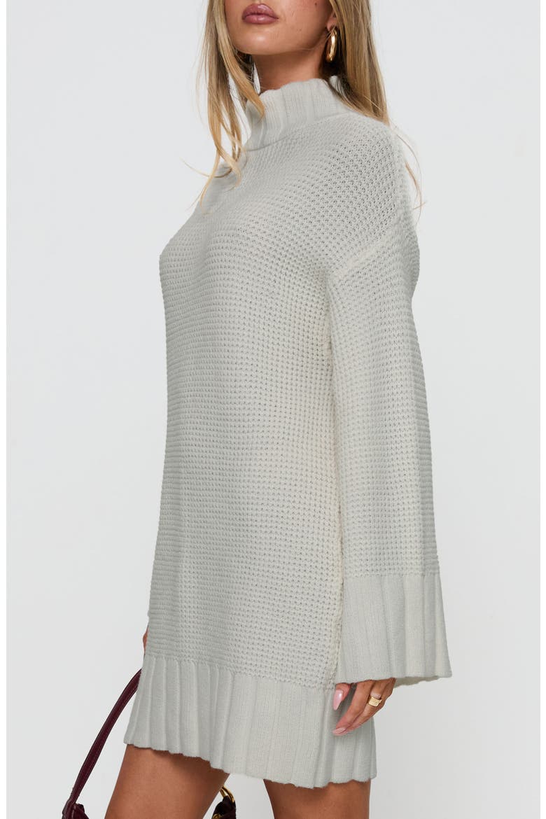 Tarin Knit Long Sleeve Sweater Dress, Alternate, color, CREAM
